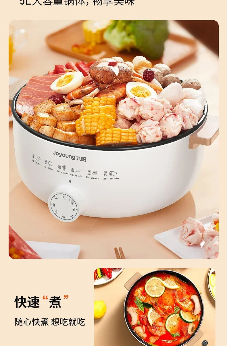220V Electric Heated Steamer Food Household Multi-functional Three-layer Stainless Steel Large-capacity Vegetable Cooke LAA