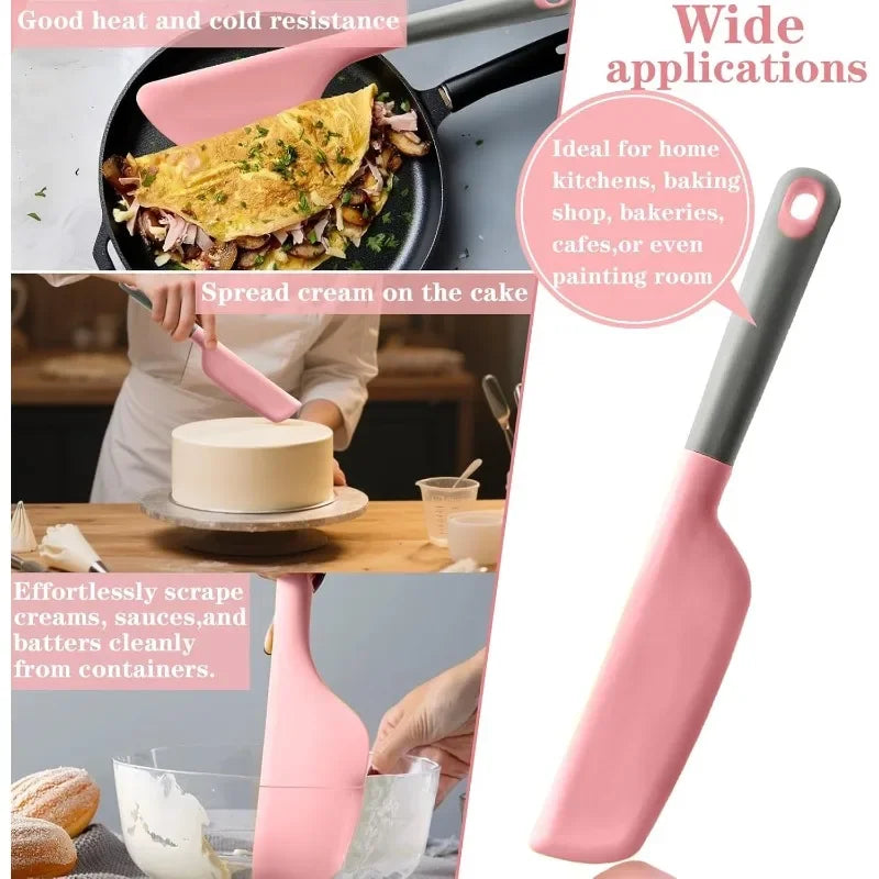 Silicone Cooking Leakage Spatula Dense Shovel Fried FishOmelette Shovel Non-stick Spatula Kitchen Cooking Tools