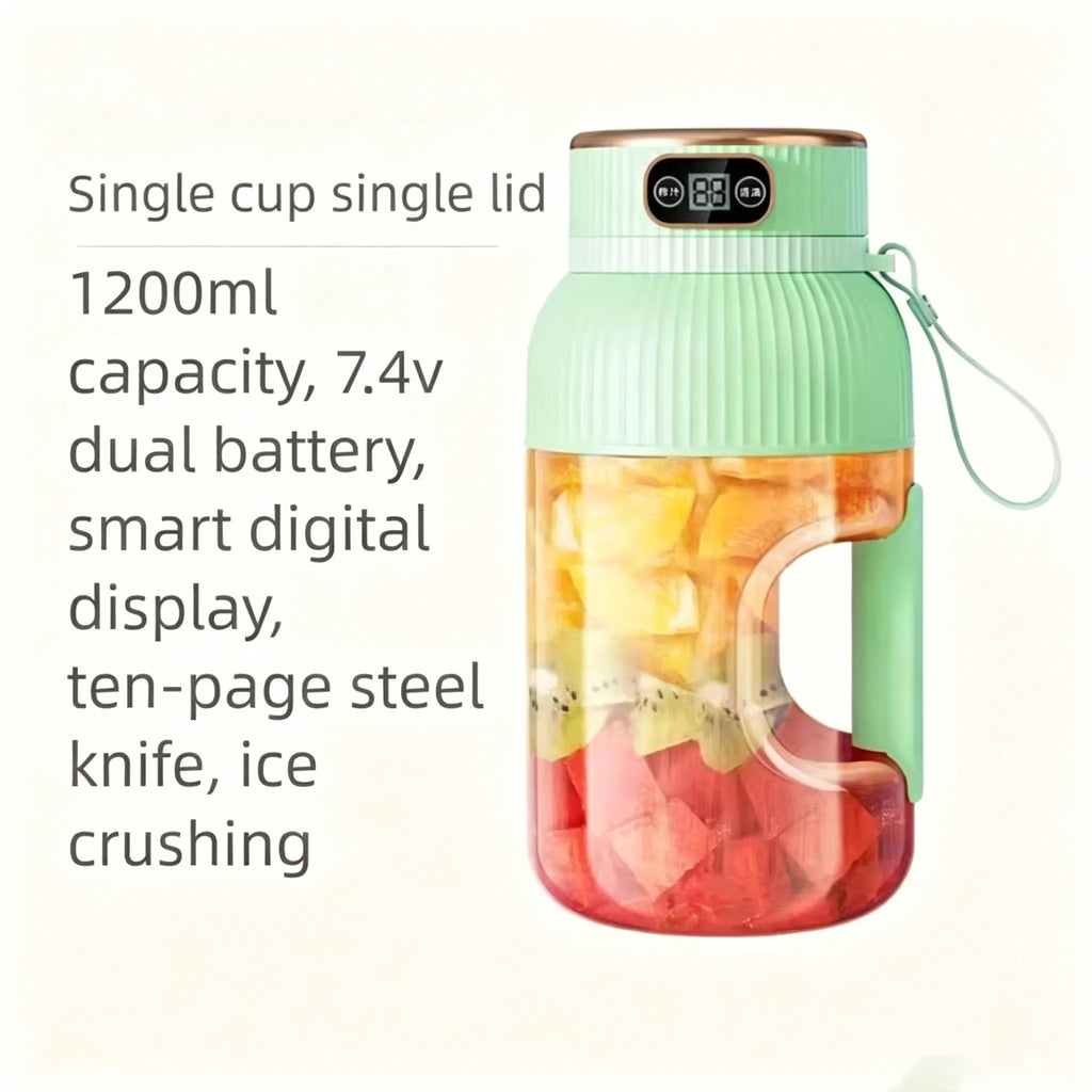 Fruit Juicer Cup Portable Electric Fruit Mixer Stirrng Cup Large Capacity Smoothie Quick Making Bottle Suitable Juice Production