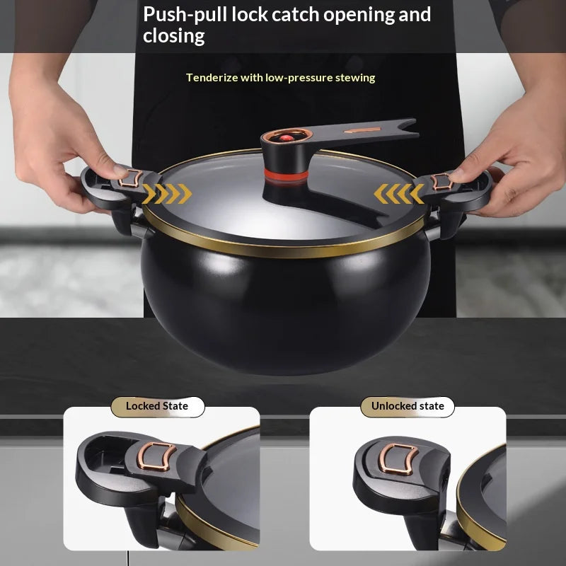 kitchen items Ceramic non-stick soup pot multi-functional household cooking pot 7L large capacity suitable for braising stewing