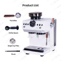 CAFOVO E161G 3-in-1 Semi-automatic Coffee Machine with Burr Grinder Frothing Milk for Home Barista Espresso & Cold Brew 220V