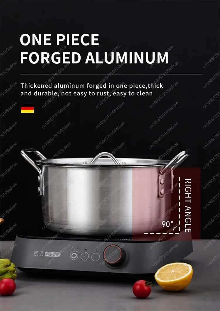 Cast Aluminum Cookware Set of 7 Piece Cooking Pot Set Non Stick Home Kitchen Cookware Aluminum