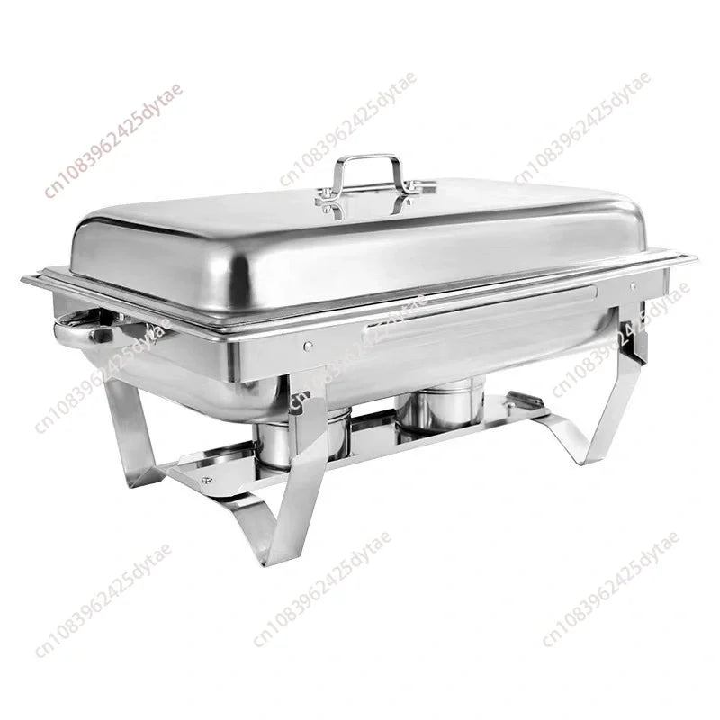 Chafing Dish Buffet Set,, Rectangle Catering Warmer Server with