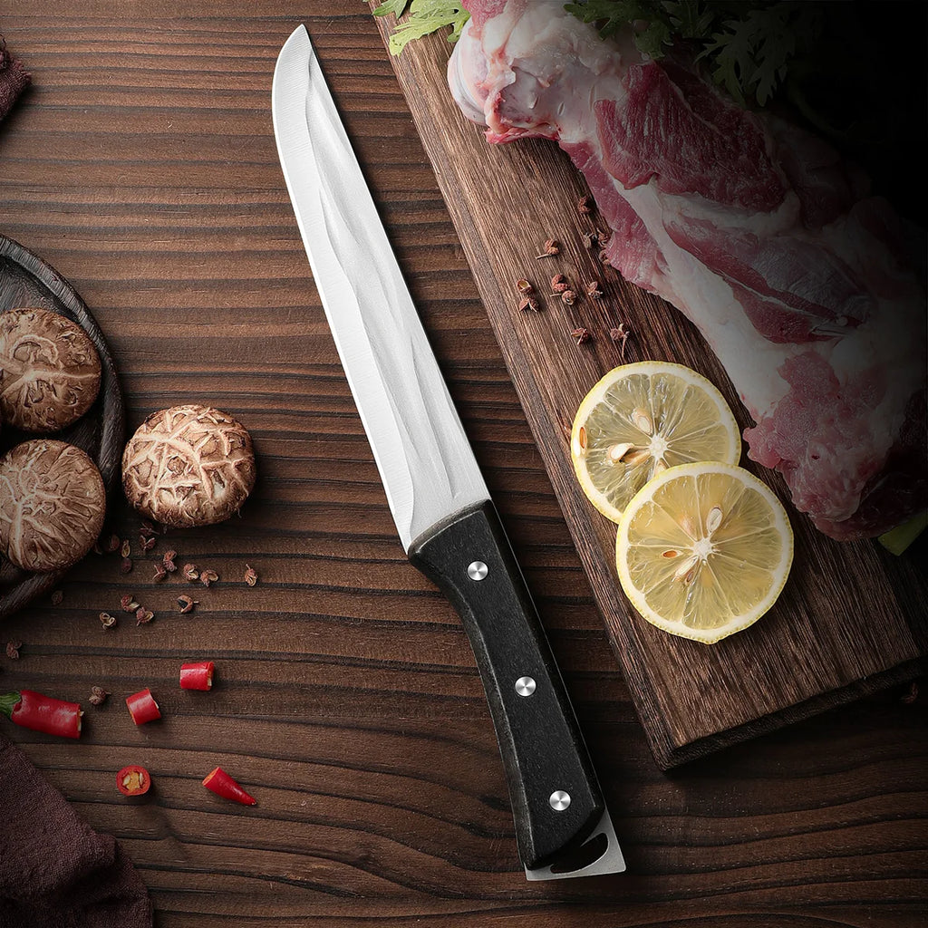 Slaughtering Knives Boning Knife Handmade Knife Professional Kitchen Knives Meat Processing Butchery Tools Outdoors Knives ﻿