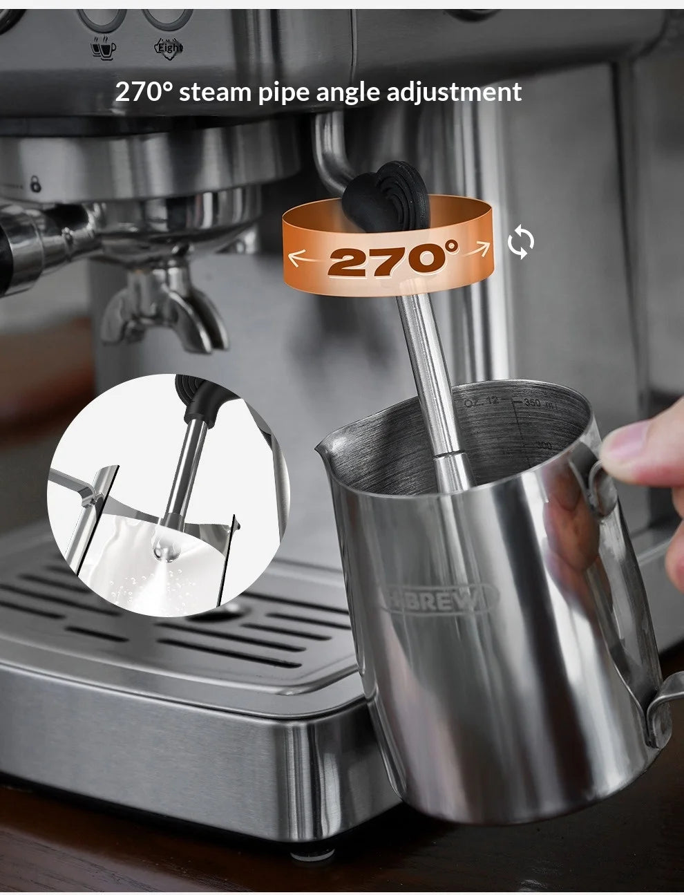 Bean to Cup Professional Barista Coffee Maker Machine Espresso Coffee Machine Best with Grinder