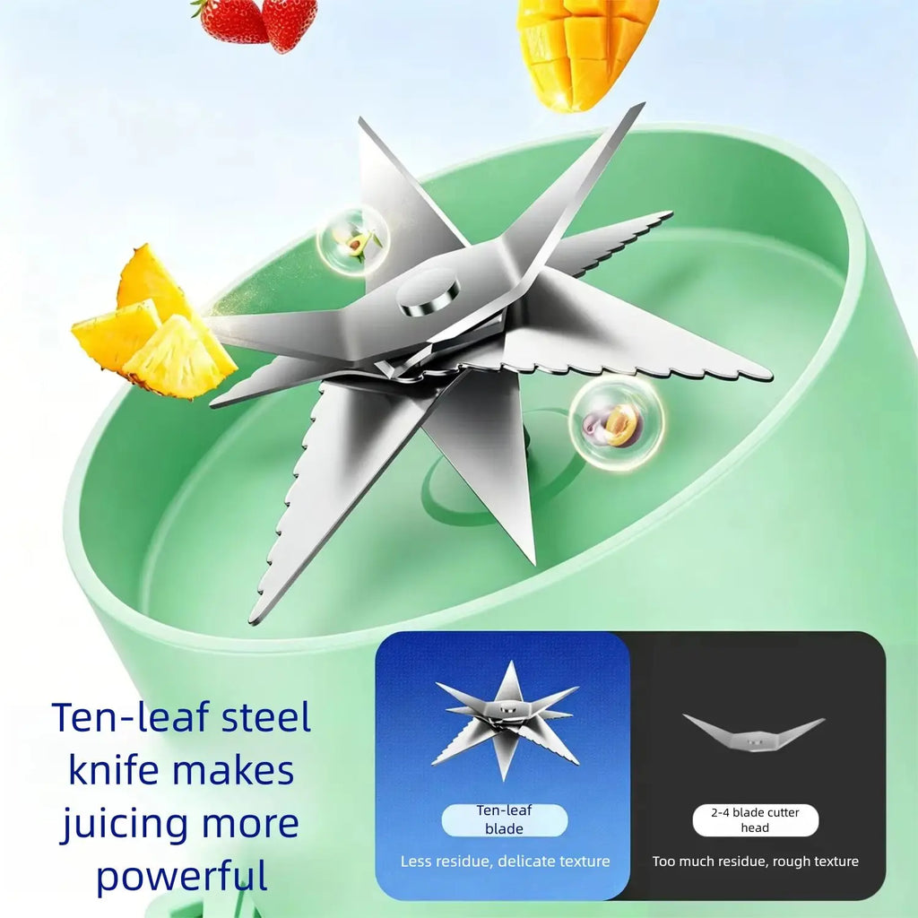 Fruit Juicer Cup Portable Electric Fruit Mixer Stirrng Cup Large Capacity Smoothie Quick Making Bottle Suitable Juice Production
