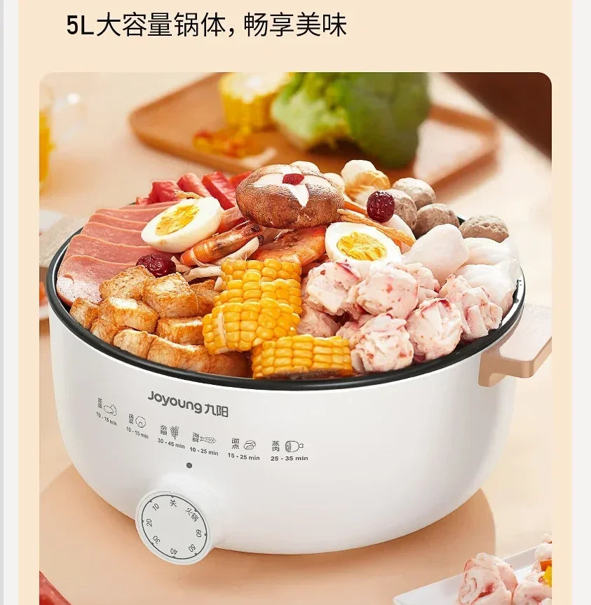 220V Electric Heated Steamer Food Household Multi-functional Three-layer Stainless Steel Large-capacity Vegetable Cooke LAA