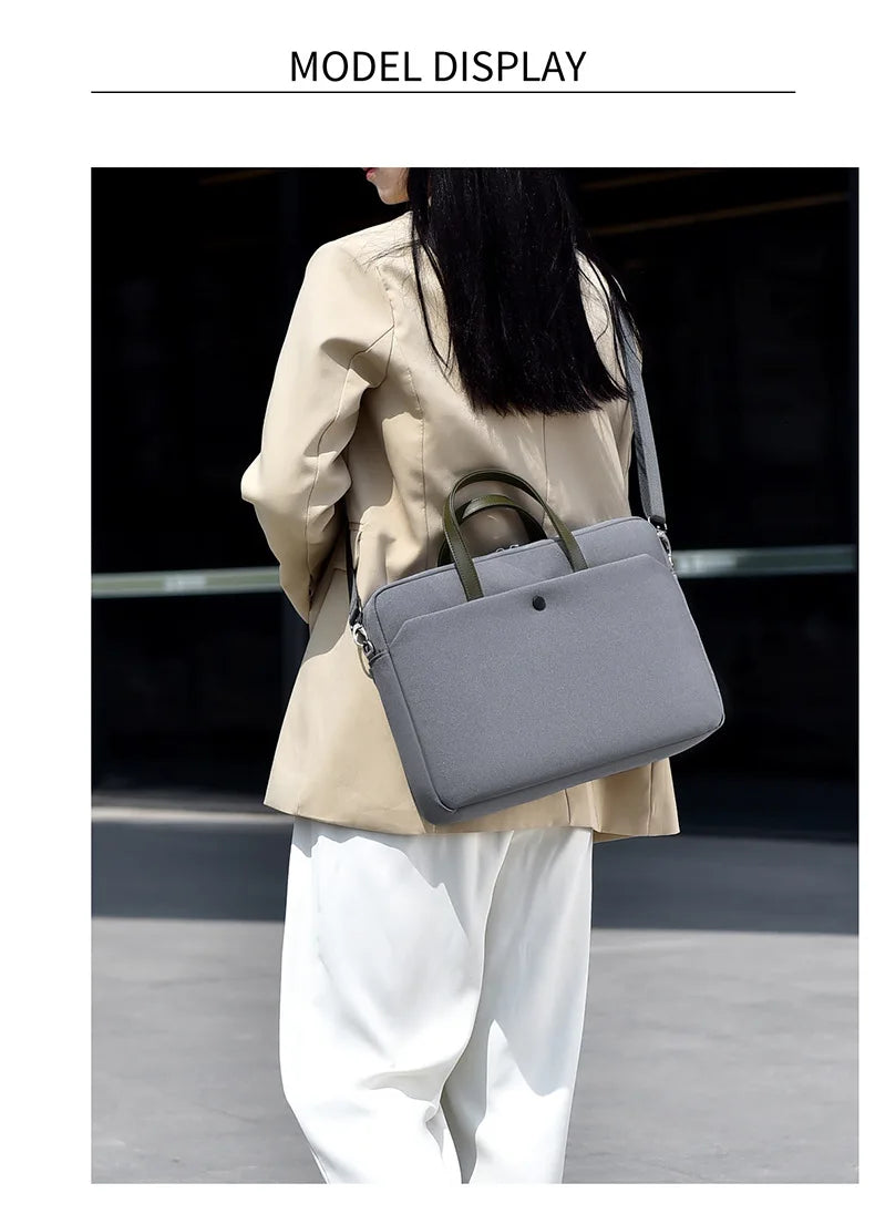Laptop Bag For Macbook Air Pro 13 16 Case Xiaomi Lenovo Dell HP 13.3 14 15.6 17.3 Inch Notebook Case Shoulder HandBag Briefcases