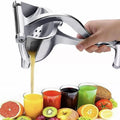Manual Juicer, Fruit Juice Squeezer, Detachable Heavy Duty Easy Manual Citrus Squeezer Press Juicer Extractor Tool, Aluminum