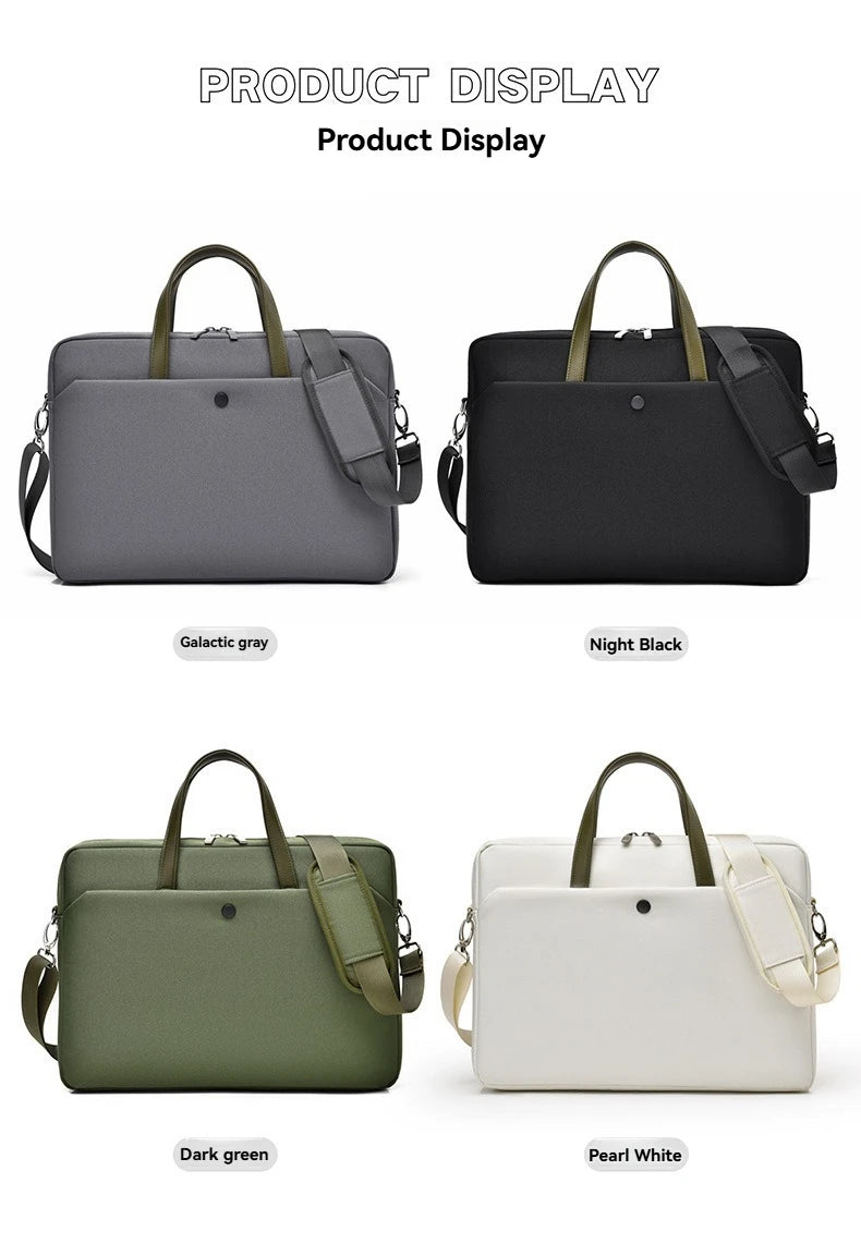 Laptop Bag For Macbook Air Pro 13 16 Case Xiaomi Lenovo Dell HP 13.3 14 15.6 17.3 Inch Notebook Case Shoulder HandBag Briefcases