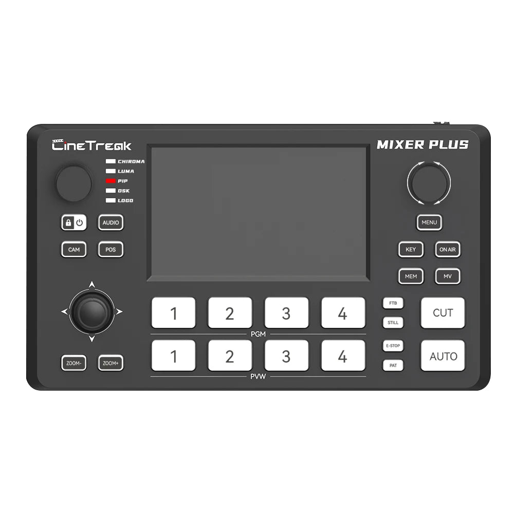 Cinetreak Mixer Plus 4 Channel HDMI-compatible Output Live Video Switcher with 4.5" Real-time Multi View Monitoring