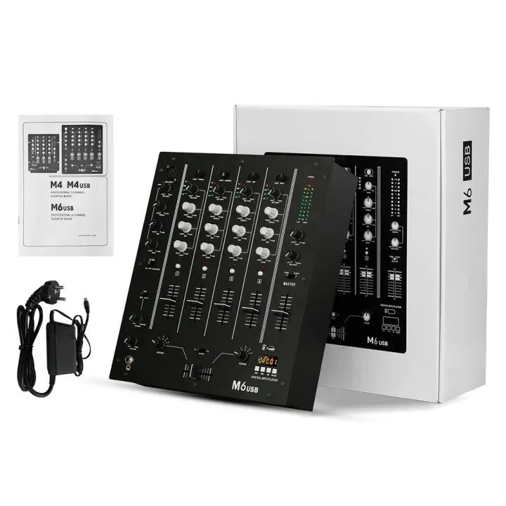 4-channel USB mixer DJ live stage bar KTV DJ mixer mixer live performance scratching