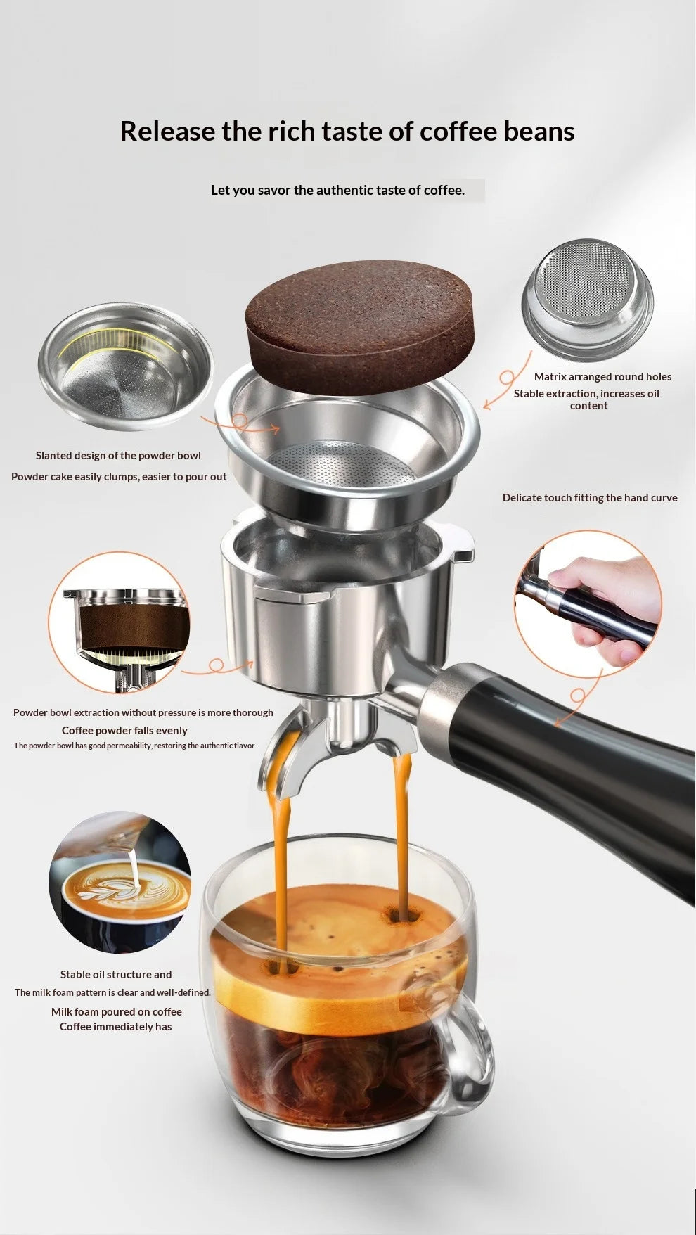 Bean to Cup Professional Barista Coffee Maker Machine Espresso Coffee Machine Best with Grinder