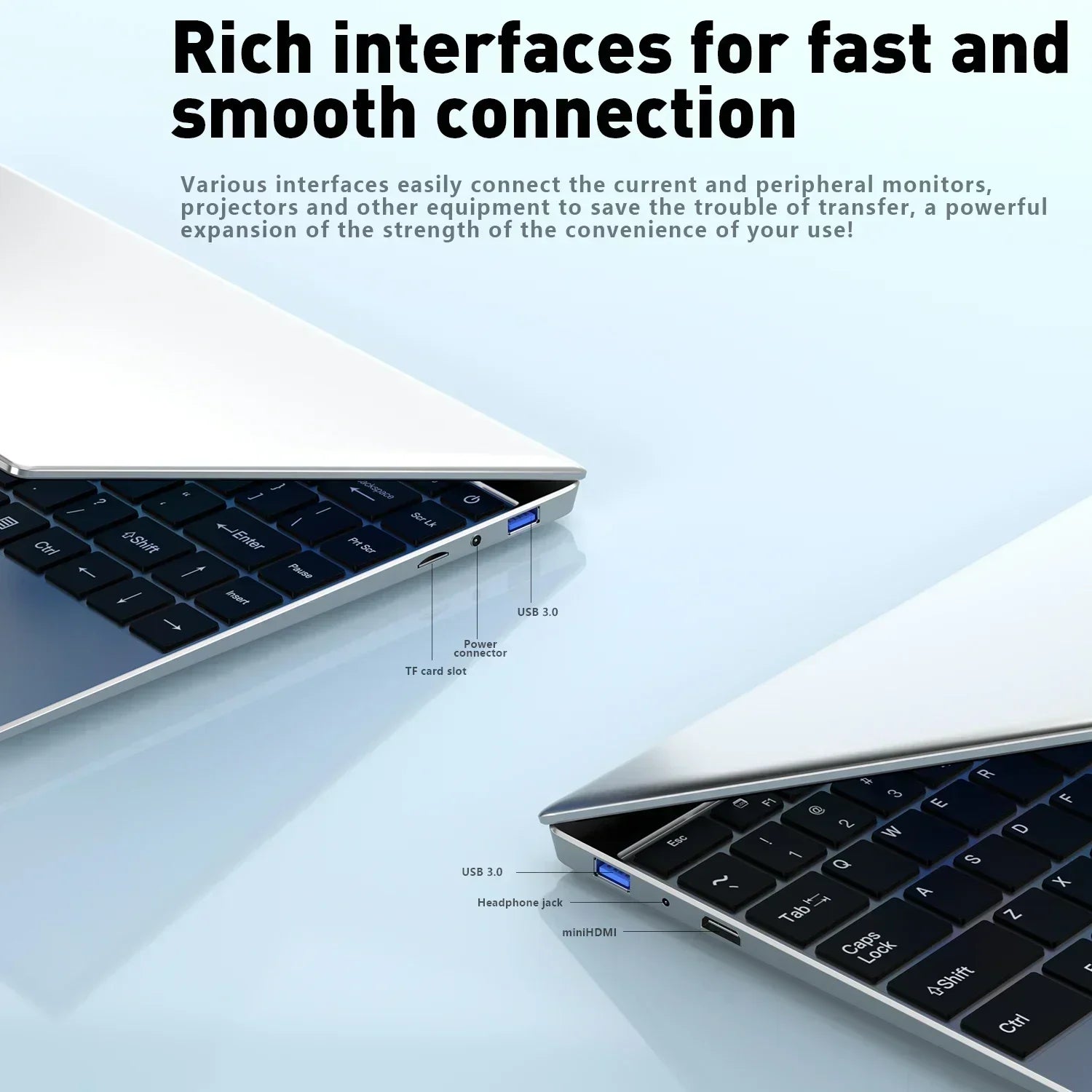 LENO 14.1" Ultra Slim Laptop 32GB 2TB Windows 11 Intel Core i7 8650U Gaming Computer PC Gamer office Notebook 1920*1080 HD