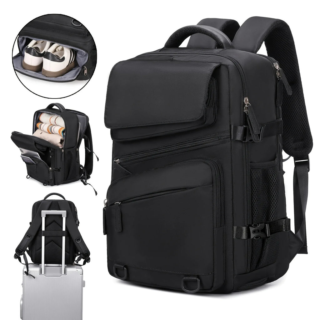 Business Backpack for Men and Women, Large Capacity Expandable Backpack, Computer Backpack, Backpack, Travel Bag