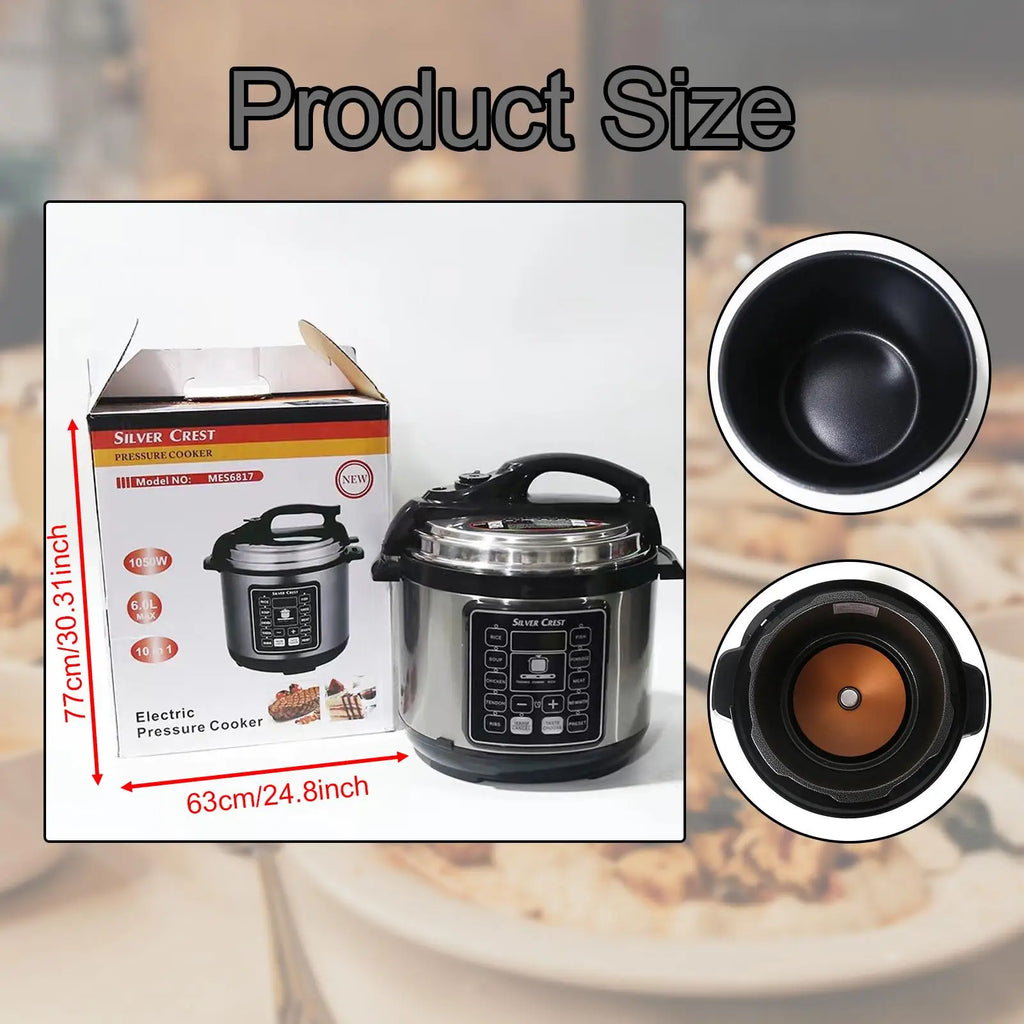 Stainless Steel Pressure Cooker Multifunction Fast Heating Cookware Household Rice Cooking Pot for Home Professional Camping