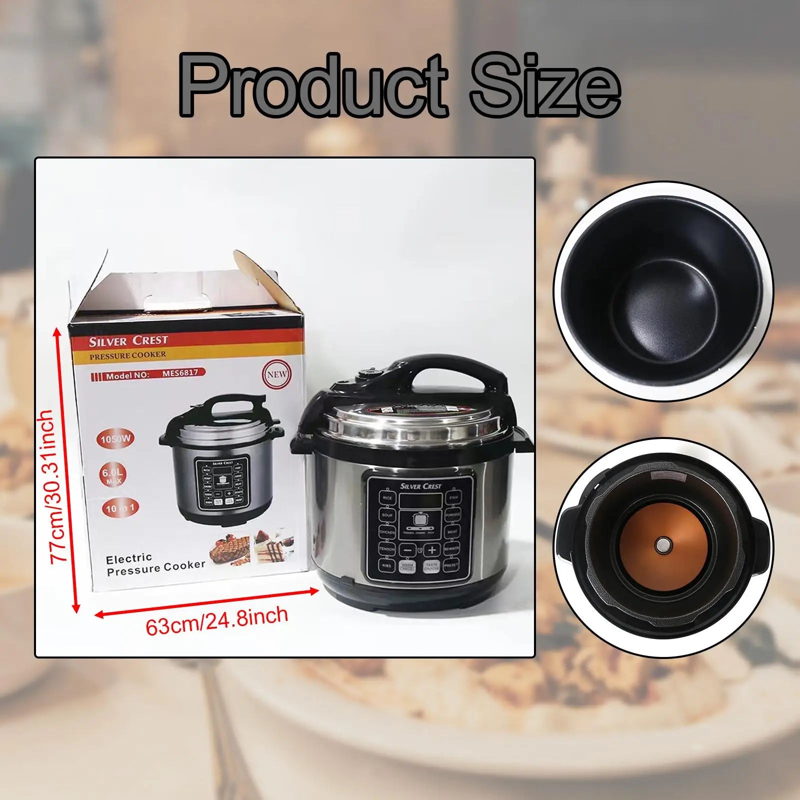 Stainless Steel Pressure Cooker Multifunction Fast Heating Cookware Household Rice Cooking Pot for Home Professional Camping