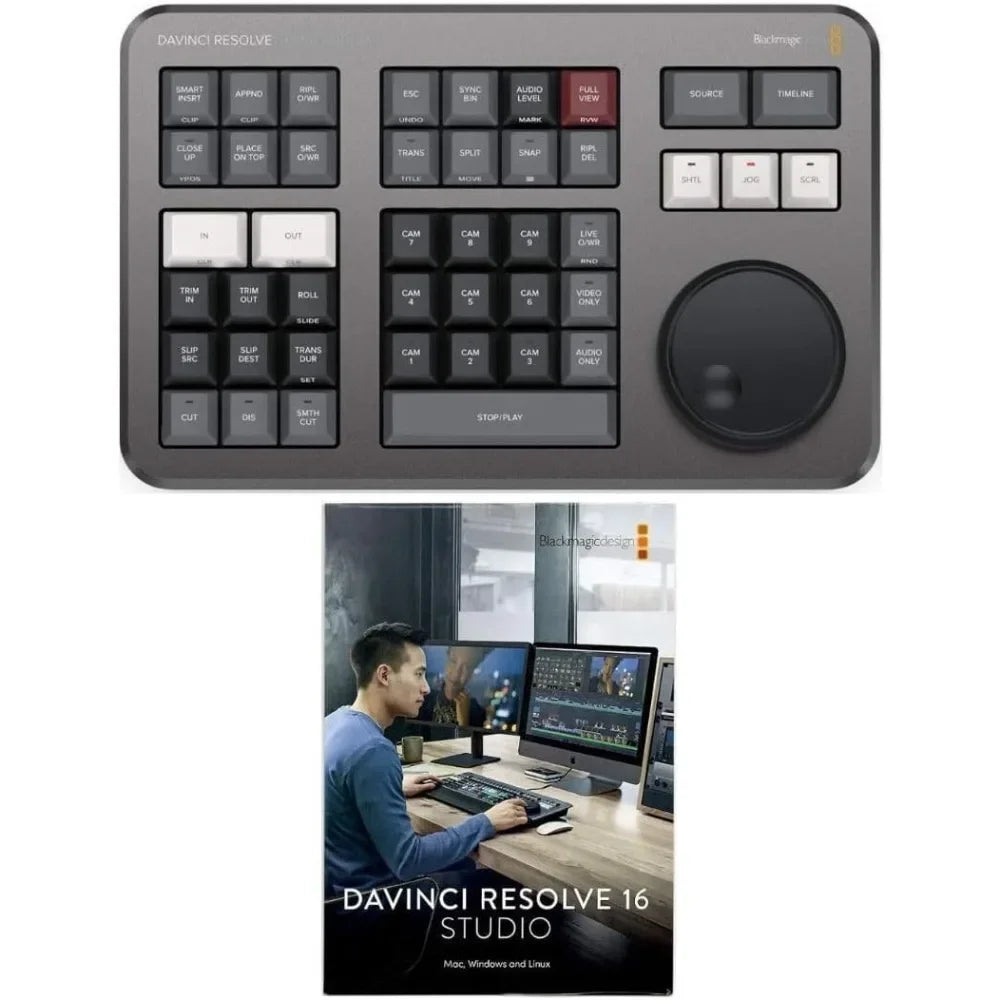 Davinci Resolve Speed Editor Bundle with Davinci Resolve 18 Studio (Activation Card) Input Devices Input Devices