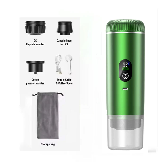 Portable Coffee Maker 3-in-1 Espresso Machine for Travel 20 bar Mini Coffee Maker Compatible with Ground Coffee & Capsule