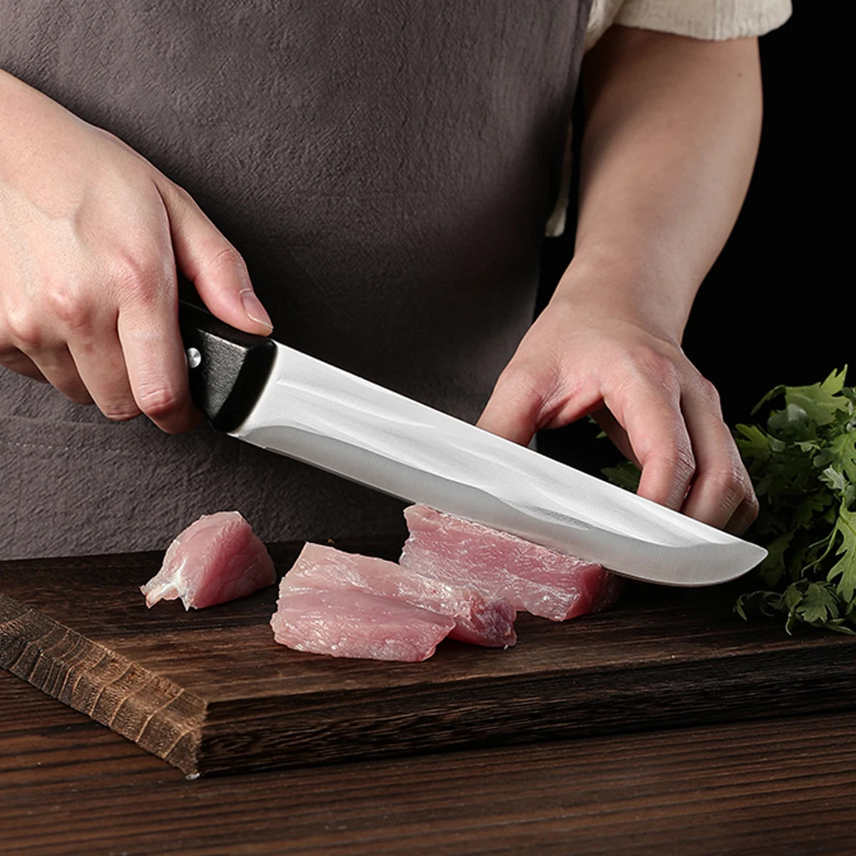 Slaughtering Knives Boning Knife Handmade Knife Professional Kitchen Knives Meat Processing Butchery Tools Outdoors Knives ﻿