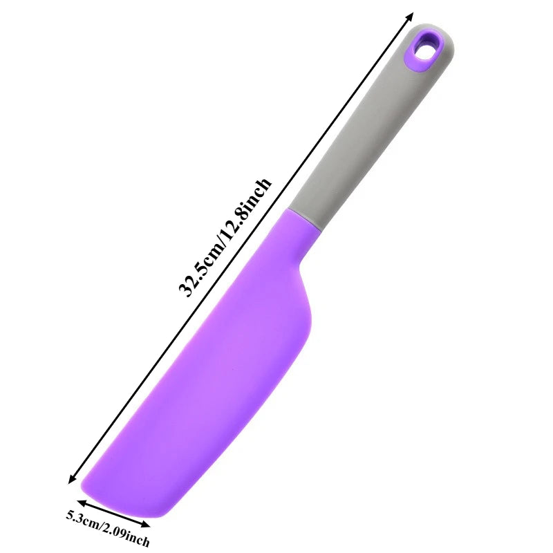 Silicone Cooking Leakage Spatula Dense Shovel Fried FishOmelette Shovel Non-stick Spatula Kitchen Cooking Tools