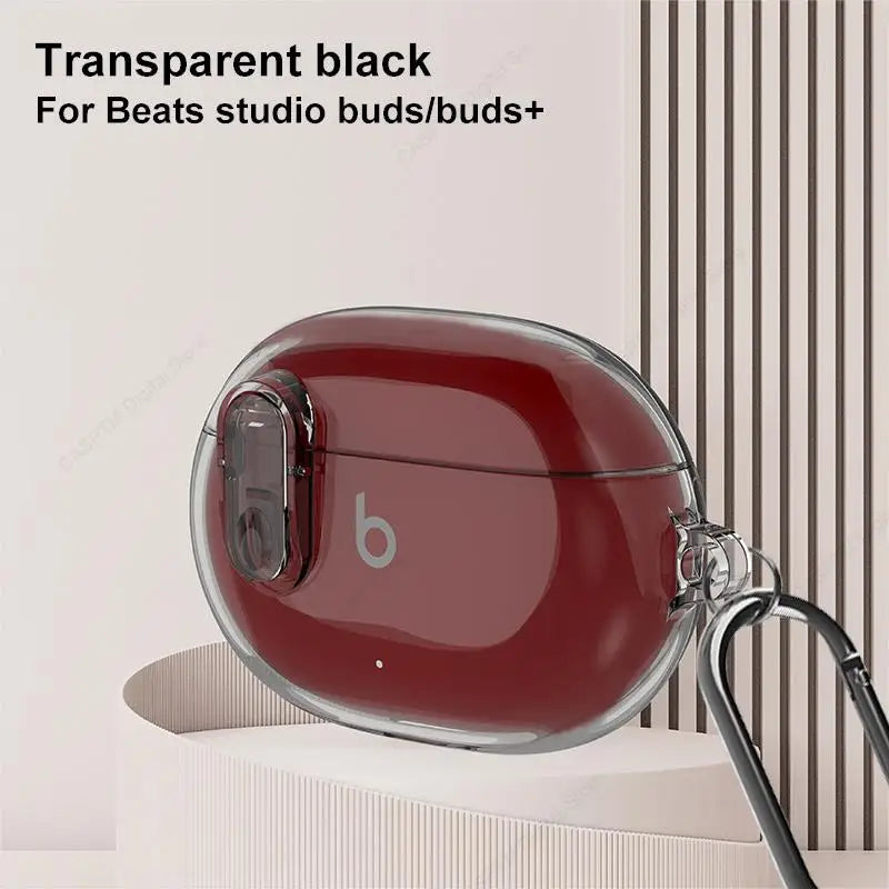 Transparent Cover For Beats Studio Buds Plus Funda For Beats Studio Buds Buds+ Clear Lock Coque Studio Buds Plus Earphone Case