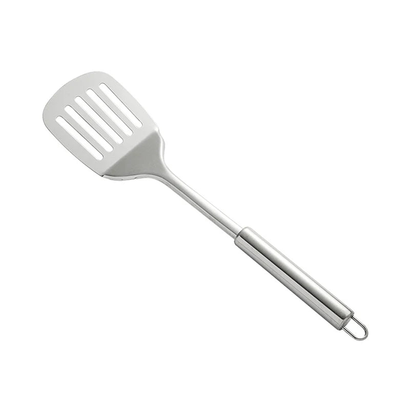 Stainless Steel Slotted Turner Kitchen Cooking Spatula Saute Steak Burger Butter Tool Kitchen Utensils Cookware