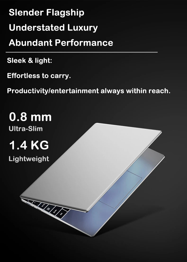 LENO NEW 15.6" Laptop Intel Core i9-9900 32GB 2TB Windows 11 Gaming Computer PC Gamer office Ultra Slim Notebook 1920*1080 HD