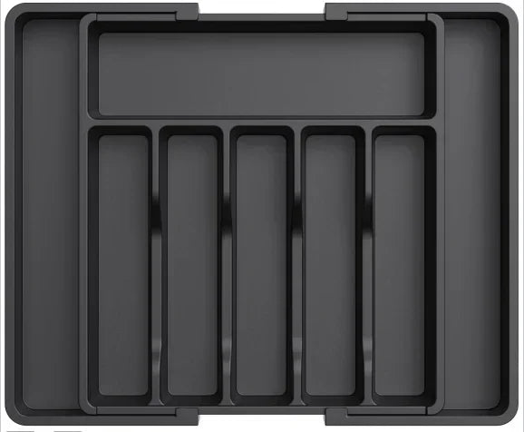 Silverware Organizer Expandable Kitchen Utensil Drawer Organizer Large BPA Free Adjustable Cutlery Silverware Tray
