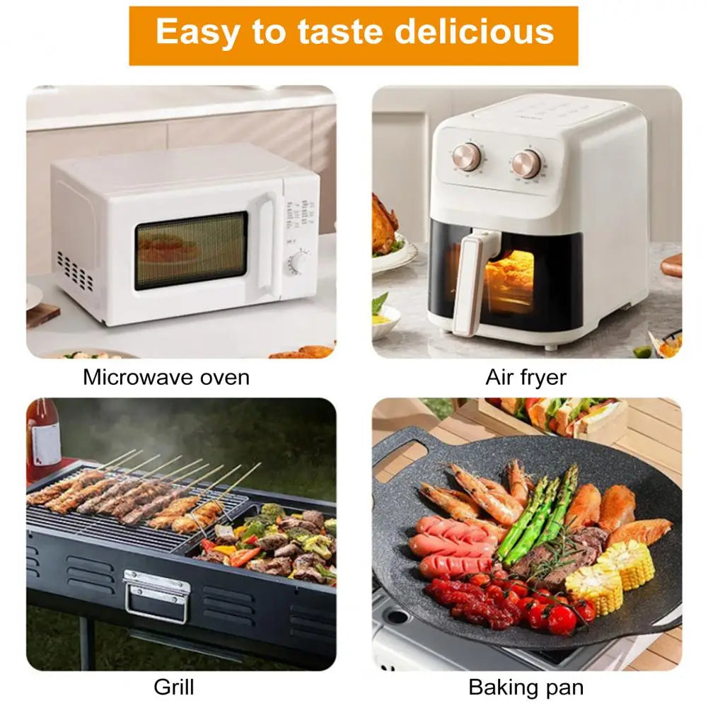 Stainless Steel BBQ Skewers Vertical Air Fryer Rack Air Fryer Grill Set Detachable 15 Baking Skewers Sticks Kitchen Tools
