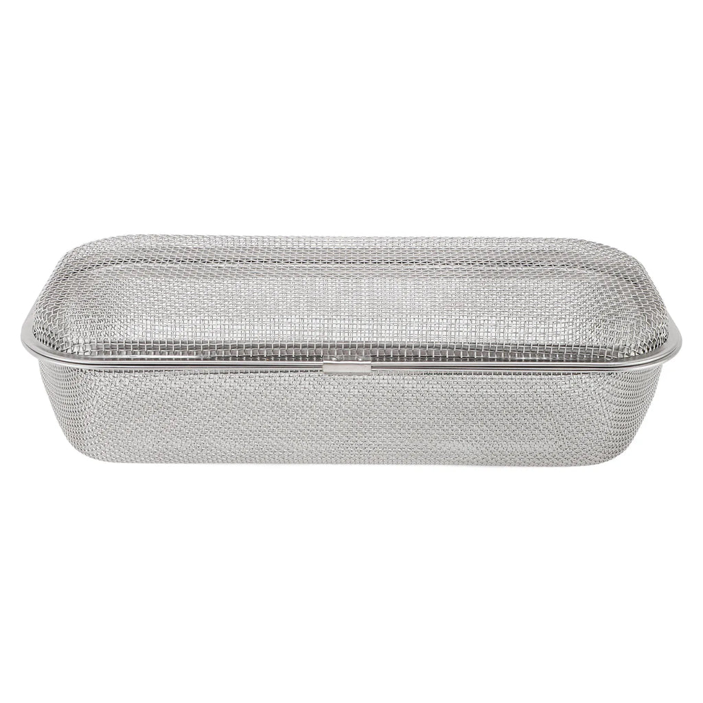 Dishwasher Basket Safe Thorough Cleaning Dishwasher Silverware Holder Mesh Drain Multifunctional Rectangular for Small Items