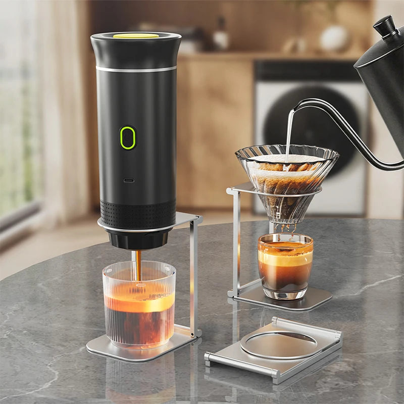 Coffee Maker Stand, Portable & Foldable Espresso Machine Stand, Office Coffee Stand With Base