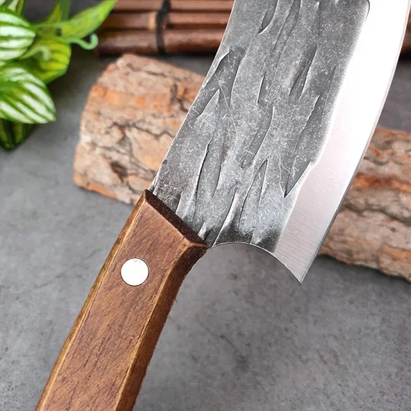 Cleaver Knife Slicing Fish Meat Vegetables Boning Butcher Knife Stainless Steel Wooden Handle Kitchen Knives Chef Cooking Knifes