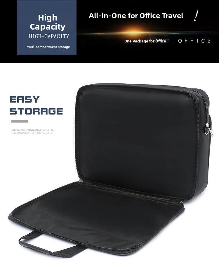 Casual Oxford Cloth Men's Shoulder Crossbody Bag Large Capacity Business Travel Handbag Leisure Sports Bag Stylish Durable