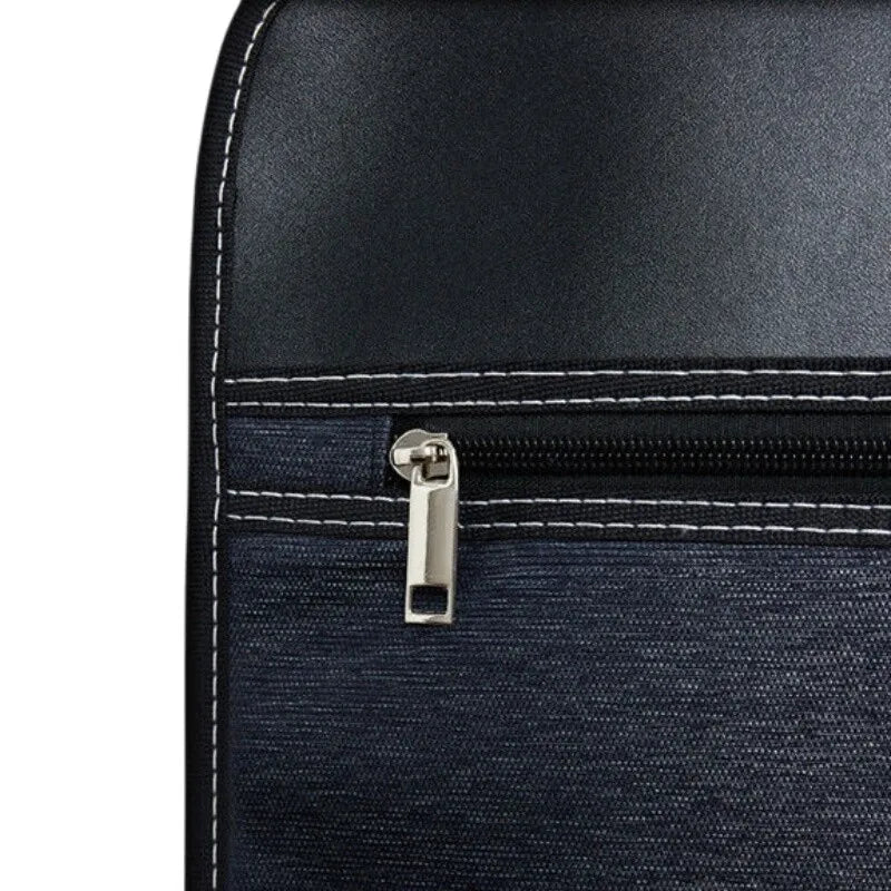 Leather Suit Garment Bag for Travel, Waterproof Dustproof Cover, Lightweight Foldable Business Suit Carrier for Air Travel