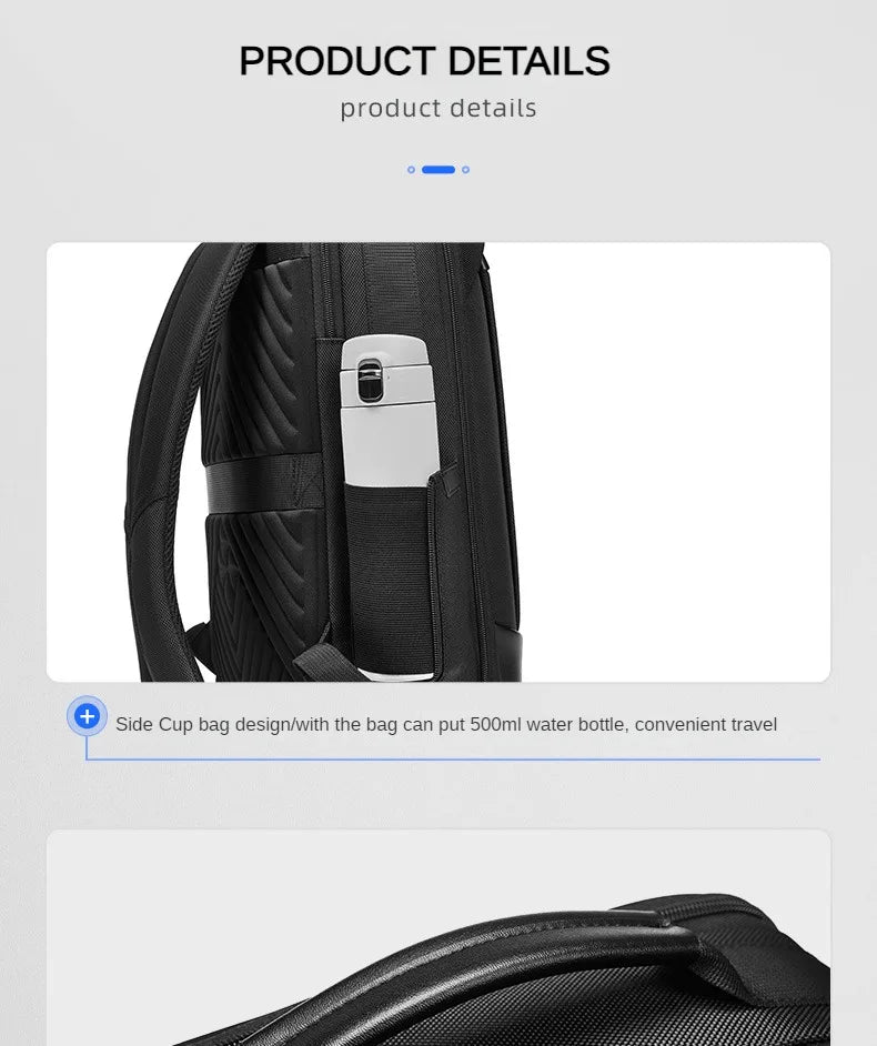 Business Men's High-end Computer Backpack With Logo Company Travel Backpack Printed Name And Pattern