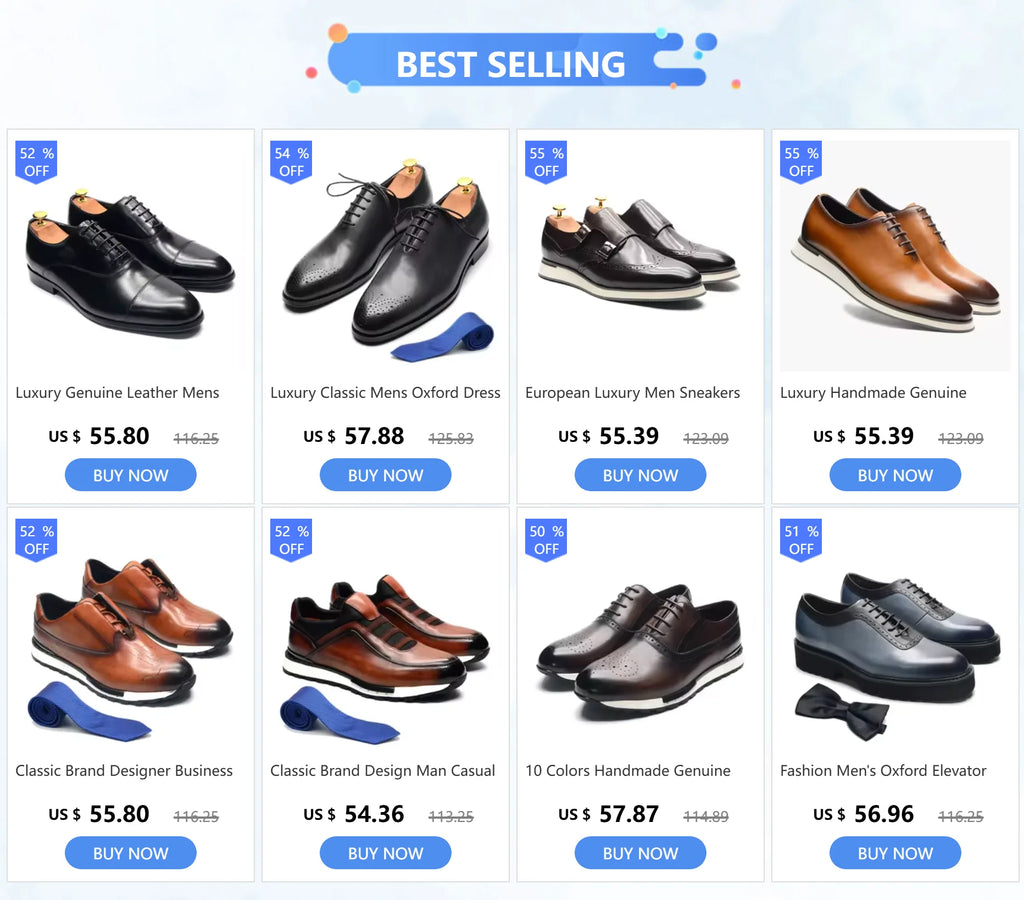 Luxury Men's Business Dress Shoes Genuine Leather Monk Strap Buckle Handmade Italian Brown Black Office Suit Formal Shoes Man