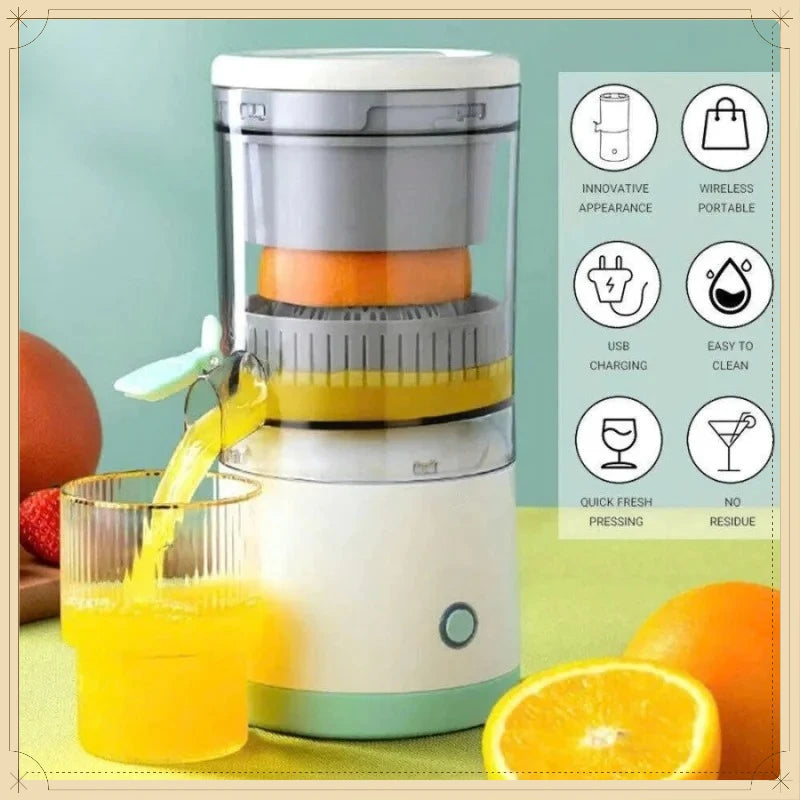 Portable USB Juicer Fully Automatic Fruit Juice Extractor Household Electric Squeezer for Orange Lemon