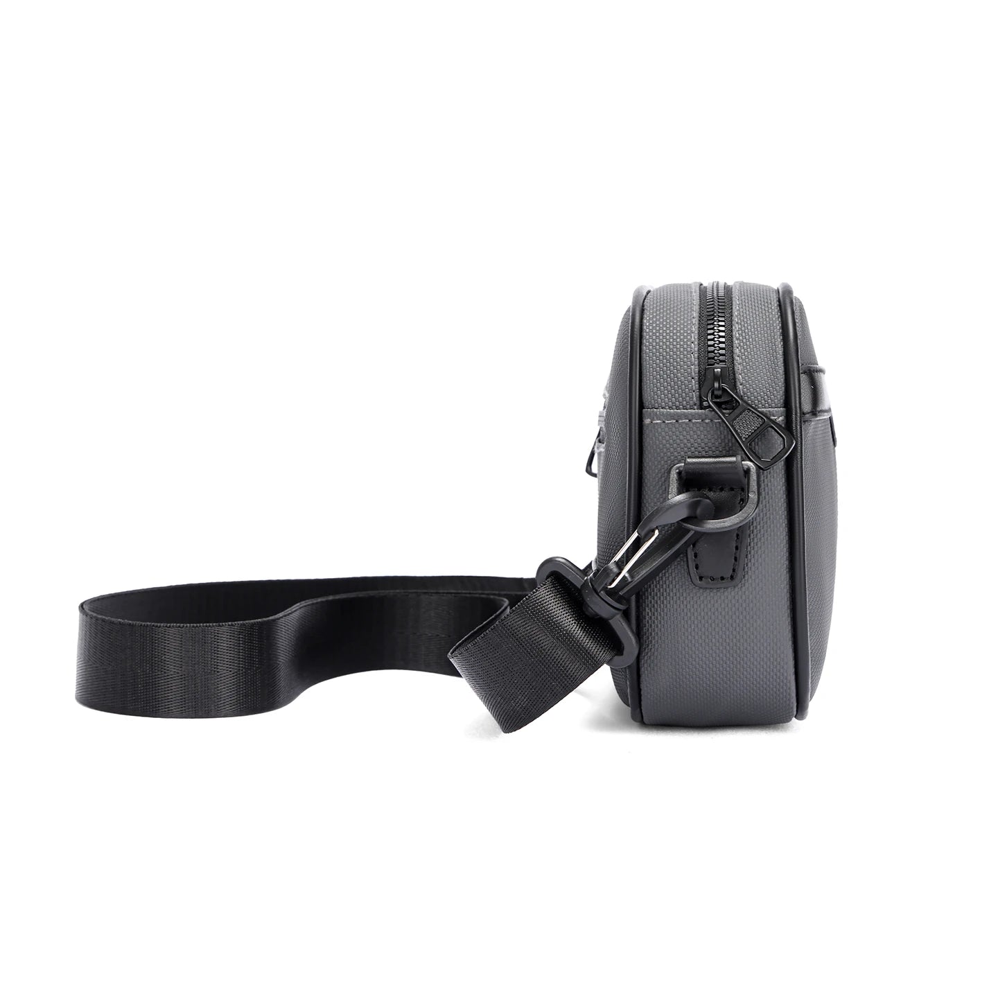 Adjustable Strap Men's Business Bag – Soft PU Leather Crossbody for Commute Travel & Daily Use