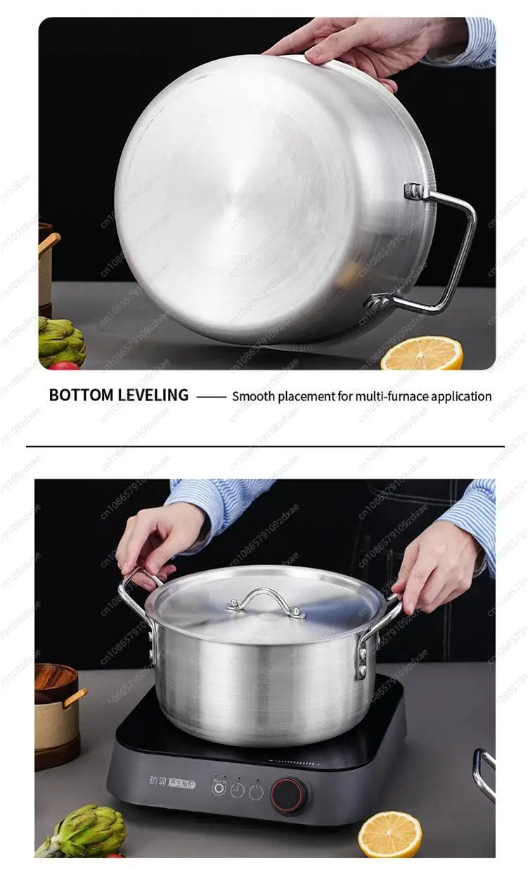 Cast Aluminum Cookware Set of 7 Piece Cooking Pot Set Non Stick Home Kitchen Cookware Aluminum