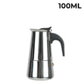 Coffee Maker Pot Moka Coffee Maker Stainless Steel 2/4/6/9 Cups Mocha Espresso Latte Stovetop Filter Coffee Pot for Kitchen